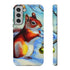 A Squirrel Decorates the Forest for Christmas - Impact Resistant Phone Case Samsung Galaxy S22 Plus Matte